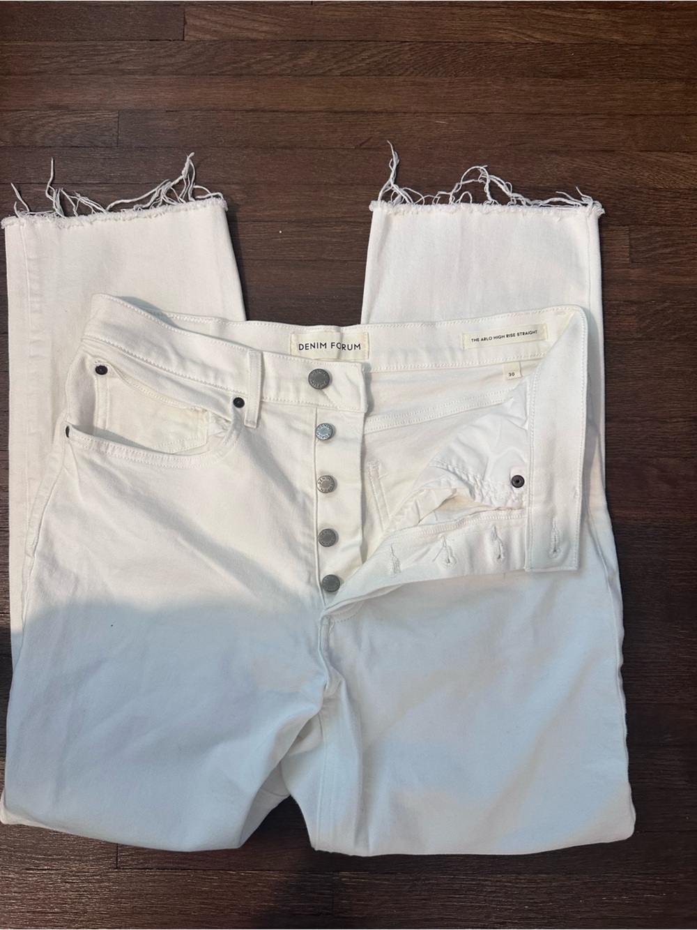 Denim Forum The Arlo High Rise Straight